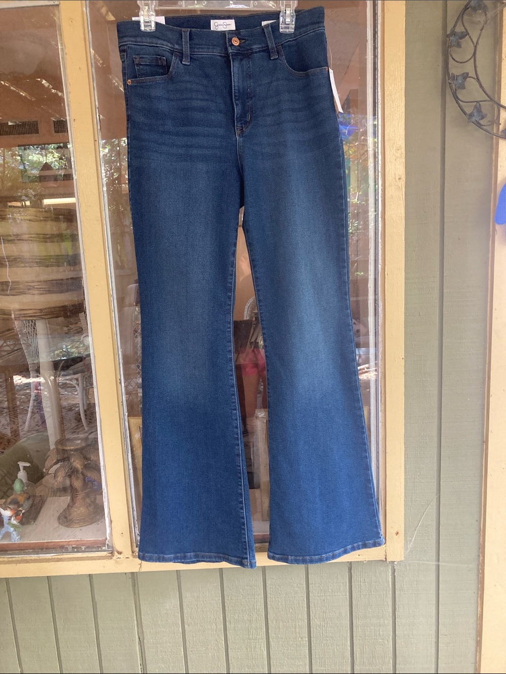 Jessica Simpson High-Rise Wide Leg Jeans